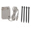 Kit de carga para 3DS XL con lápiz táctil, ABS negro 2