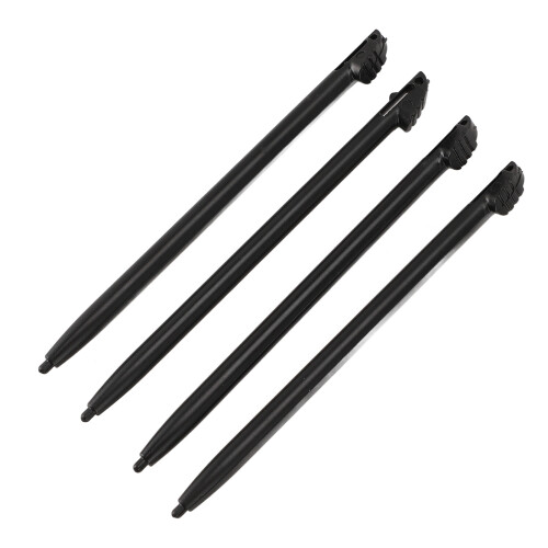 Kit de carga para 3DS XL con lápiz táctil, ABS negro 2