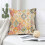 Fodere per cuscini boho arancione e verde acqua, set da 2, 50x50 cm 2