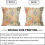 Fodere per cuscini boho arancione e verde acqua, set da 2, 50x50 cm 4