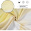 Yellow Marble Shower Curtain 72 x 72 in Polyester 4