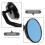 Retro Motorcycle Mirror Handlebar Mount 1 Pair 2