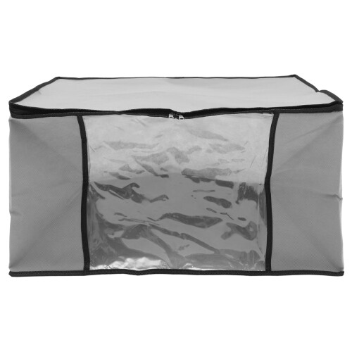 Grey Non-Woven Wardrobe Storage Box 50x35x27cm 2