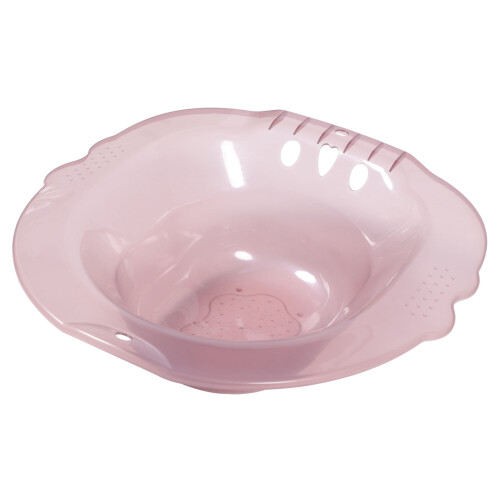 Postpartum Sitz Bath Pink Plastic Ergonomic 1 Pack 2