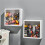 Clear ABS Plastic Display Box 24.8 x 24.8 x 8 cm 5