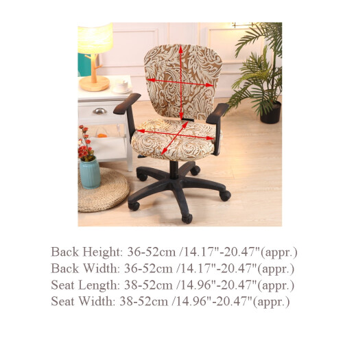 Stretch Chair Cover for Office Chairs – Polyester & 1