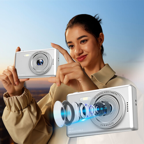 Φορητή ψηφιακή κάμερα υψηλής ευκρίνειας 48 megapixel για παιδιά και μαθητές στο σπίτι, 1