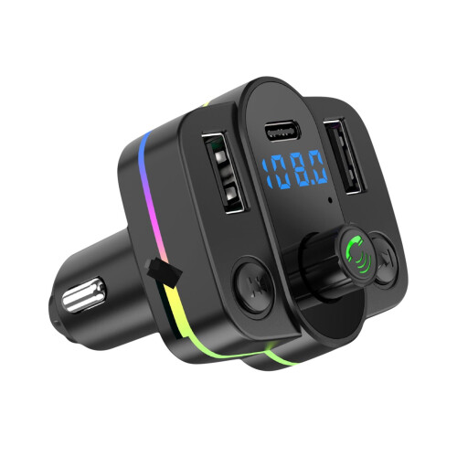 Car MP3 FM Transmitter with Bluetooth and AUX 18W 2