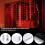 Heart-Shaped USB LED Curtain Lights, 128 LEDs, Remote 5