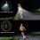 USB Rechargeable Running Light ASTEY‑5508USB, 2200mAh, Rotating Spotlight 7
