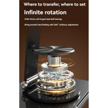 Tablet Stand Portable Desk Monitor Stand Foldable 360 Rotating Base Compatible with Pro/Air/ and More B