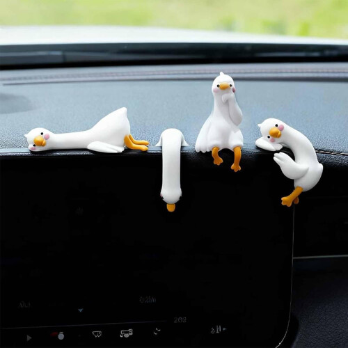 Duck Figurine Desktop Ornament 3D Craft 2