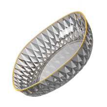 Elegant Plastic Snack Tray Light Luxury
