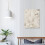 Beige Abstract Canvas Wall Art Framed 3
