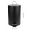 Black Iron Pedal Trash Can 25x22x17cm 2