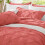 Coral Twin Comforter Set Boho Pintuck 2-Piece 5