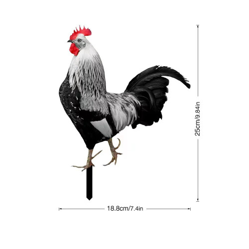 Garden Animal Statue Decor Set – Plastic, Modern Style 1