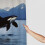 Abstract Mountain Shower Curtain – Waterproof Polyester, 3