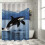 Abstract Mountain Shower Curtain – Waterproof Polyester, 5