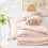 Twin Comforter Set Blush Pink 5-Piece 3