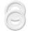 White Nylon Ceiling Medallion 10" OD 2 Pack 5
