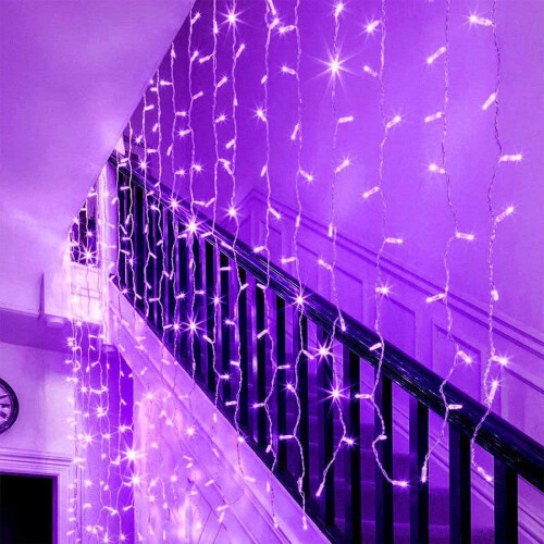 Ηλιακό Κουρτινόξυλο, 3μ1μ, 100LED, 8 Λειτουργίες, Τηλεχειριστήριο, Αδιάβροχο, για 2