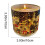 Christmas Scented Candle in Glass Jar with Light Sensor 3