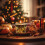Christmas Scented Candle in Glass Jar with Light Sensor 5