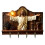 Wooden Wall-Mounted Key Holder with 4 Hooks 3