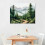Green Forest Canvas Art Print 16x20 in 2