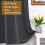 Blackout Thermal Curtains with Grommets, White, 2 Panels, 4