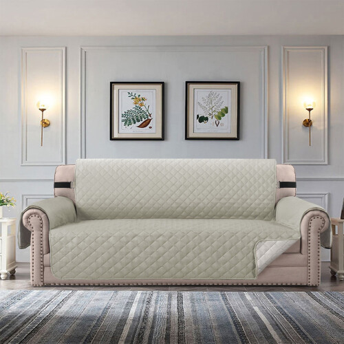 Reversible Sofa Cover 170x270 cm Water-Resistant Microfibre 1