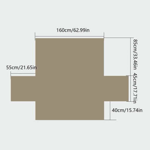 Reversible Sofa Cover 170x270 cm Water-Resistant Microfibre 2