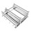 Stainless Steel Double-Tier Towel Rack 2