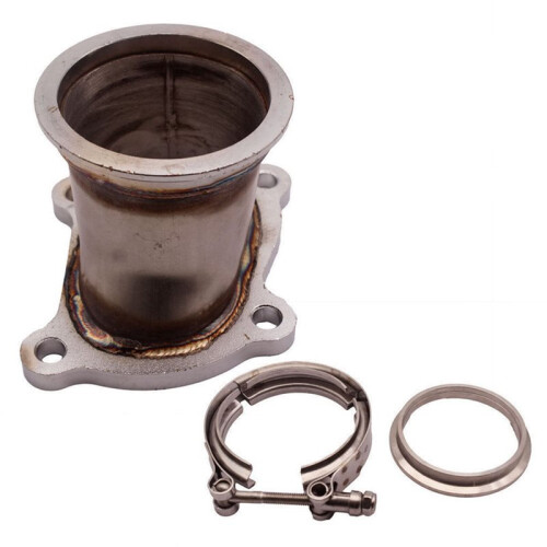 Voor  3 Inch V-Type Downpipe Turbocompressor Flens Adapterset, Auto-Onderdelen 1