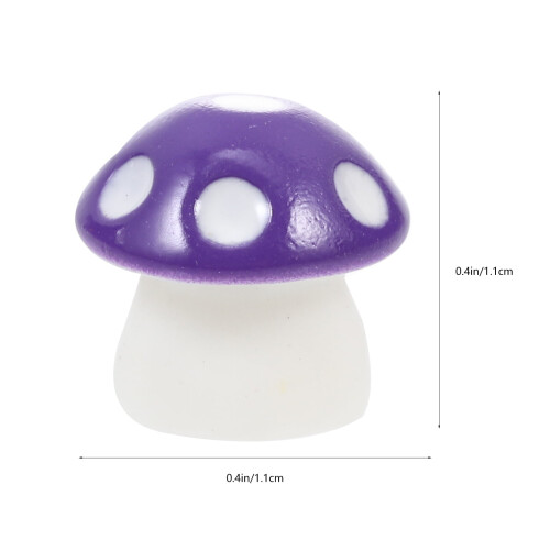 Mini Resin Mushroom Ornaments 45 pcs 1