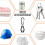 48 Pcs Glove Clips for Work Glove Holders, Work Safety Clip Glovee for Belt Loop Guard Worker Construction 4
