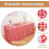 Fitted Square Tablecloth 34x34x30in 2-Pack Polyester 4