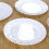 10 x 10" White Round Disposable Plastic Plates 2