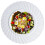 10 x 10" White Round Disposable Plastic Plates 4