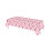 Valentine's Day Plastic Tablecloth 108x54in Red Heart Design 2
