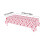 Valentine's Day Plastic Tablecloth 108x54in Red Heart Design 3