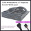 3.5 Inch Desktop Floppy Bay Front Panel with 2 USB 3.0 Connector + HD Audio Microphone Port for PC Computer Case 4