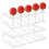 2Pcs Party Cake Pops Holder for Multiple Occasions and Uses in Square Shape 6