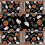 Jogo de 4 jogos americanos Boo Spooky Ghost Pumpkin para o Halloween, decoração de mesa, 30x45 cm (12x18 polegadas) 2