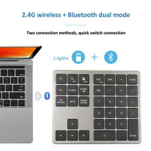 2,4 G Kabelloser -Nummernblock, 35 Tasten, Fernverbindung, Nummernblock, Ziffernblock für Laptop, Fenster, Digitale Tastatur B