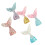 Autocollants décoratifs magnétiques en forme de queue de poisson (5 pièces) 8