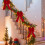 Yurqghjb Weihnachtsschmuck: Samtschleife, rot (D) 5