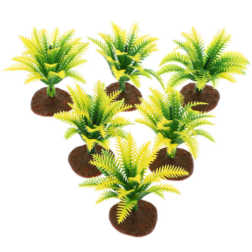 100Pièces Petits Arbres Simulés Plastique Pour Paysage DIY
