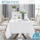 Yellow Polyester Rectangular Tablecloth 90x132in (2-Pack) 5